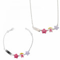 Orphelia® Child's Sterling Silver Set: Bracelet + Necklace - Silver SET-7147 #1