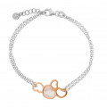 Orphelia® 'Maliya' Women's Sterling Silver Bracelet - Silver/Rose ZA-7388 #1