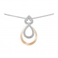 Orphelia Amber Silver Chain With Pendant ZH-7092/1 #1