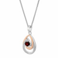 ORPHELIA SILVER Eevi Women's Silver Chain with Pendant zh-7375/1