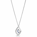 Orphelia® 'Dazzle' Women's Sterling Silver Chain with Pendant - Silver ZH-7518/B #1