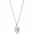 Orphelia® 'DAZZLE' Women's Sterling Silver Chain with Pendant - Silver ZH-7518/R #1