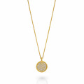 Orphelia Orphelia 'Bella' Women's Sterling Silver Chain with Pendant - Gold ZH-7565/G #1