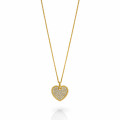 Orphelia Orphelia 'Elite' Women's Sterling Silver Chain with Pendant - Gold ZH-7566/G #1