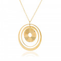 Orphelia Orphelia 'Hope' Women's Sterling Silver Chain with Pendant - Gold ZK-7393 #1