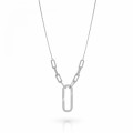 Orphelia® 'ESSENCE' Women's Sterling Silver Necklace - Silver ZK-7560 #1