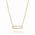 Orphelia Orphelia 'Charm' Women's Sterling Silver Necklace - Gold ZK-7563/G #1