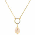 Orphelia® 'Spa' Women's Sterling Silver Pendant with Chain - Gold ZK-7575/G