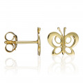 Orphelia Butterfly Women's Silver Stud Earrings ZO-7074/1 #1
