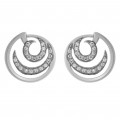 Orphelia Elaine Women's Silver Stud Earrings ZO-7084 #1