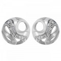 Orphelia® 'Elvina' Women's Sterling Silver Stud Earrings - Silver ZO-7085 #1