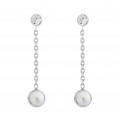 Orphelia Emilia Women's Silver Drop Earrings ZO-7380 #1