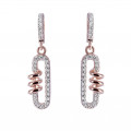 Orphelia Gigi Women's Silver Drop Earrings ZO-7438