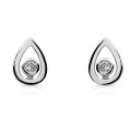Orphelia Ellie Women's Silver Stud Earrings ZO-7485 #1