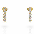 Orphelia Orphelia 'Bling' Women's Sterling Silver Drop Earrings - Gold ZO-7547/G #1