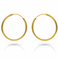 Orphelia Orphelia 'Agata' Women's Sterling Silver Hoop Earrings - Gold ZO-7552/G #1
