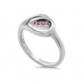 Orphelia® 'DAZZLE' Women's Sterling Silver Ring - Silver ZR-7518/R #1