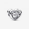 Pandora® Pandora Moments 'Radiant Heart' Women's Sterling Silver Charm - Silver 792493C01