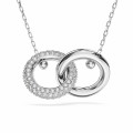 Swarovski® 'Dextera' Women's Base Metal Necklace - Silver 5670251