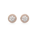 Swarovski® 'Constella' Women's Gold Plated Metal Stud Earrings - Rose 5636275