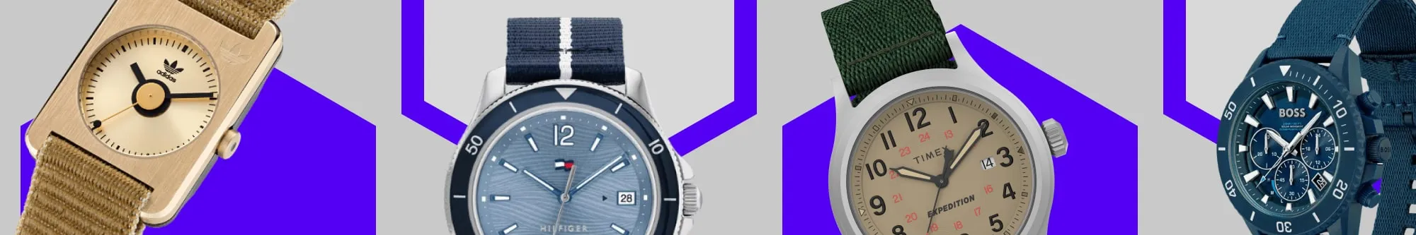 Horloges met stoffen band