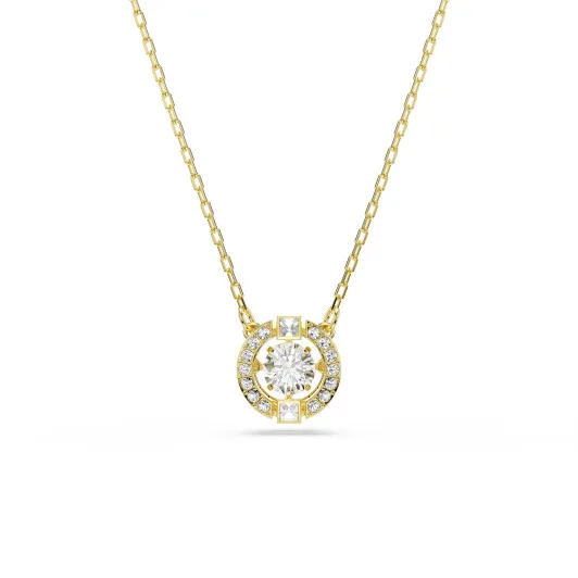 Swarovski &#039;Una Sparkling Dc&#039; Damen Verchromtem Metall Halsband - Gold 5758061