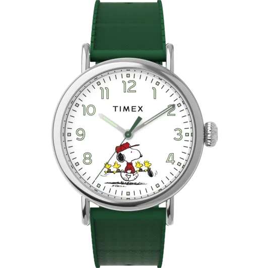 Timex® Analogue 'Peanuts Waterbury Standard' Men's Watch TW2W78900