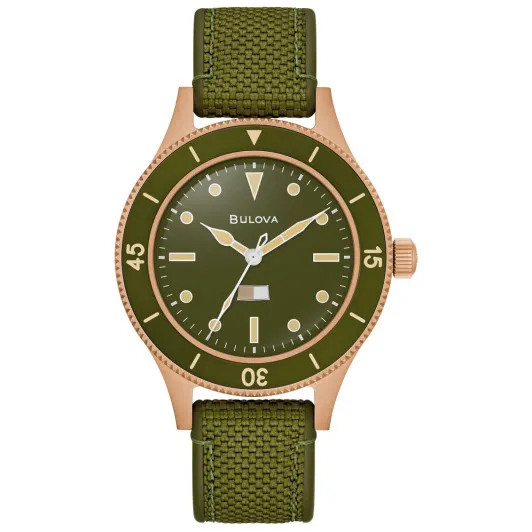 Bulova® Analogue 'Archive Series Mil Ships 150th Anniversary Edition' Men's Watch 98A324