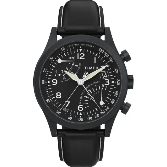 Timex® Chronograph 'Waterbury Traditional Fly Back' Men's Watch TW2W48000