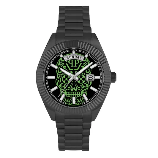 Philipp Plein® Analogique 'Date Superlative Gent' Hommes Montre PWPNA0724