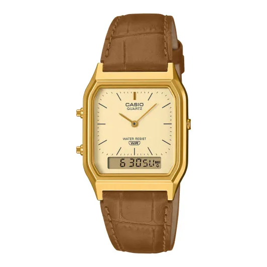 Casio® Analogue-digital &#039;Casio Collection Vintage&#039; Women&#039;s Watch AQ-230EGL-9AEF