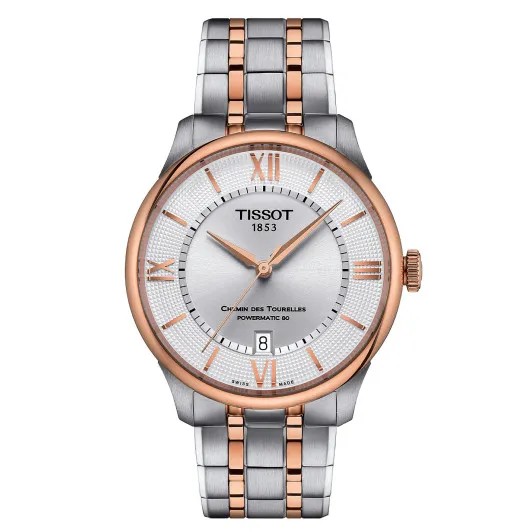 Tissot® Analoog 'Chemin des tourelles powermatic 80' Heren Horloge T1398072203800