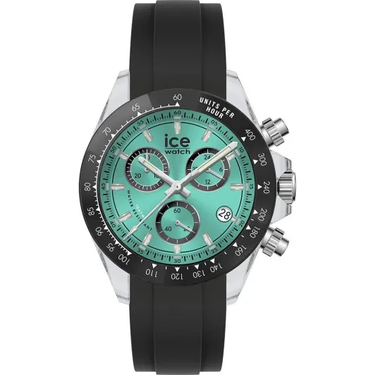 Ice Watch Chronographe &#039;Bewatch - Clear Black Turquoise&#039; Hommes Montre 025633