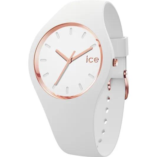 Ice Watch® Analogue 'Ice Glam - White Rose-gold' Women's Watch 024522