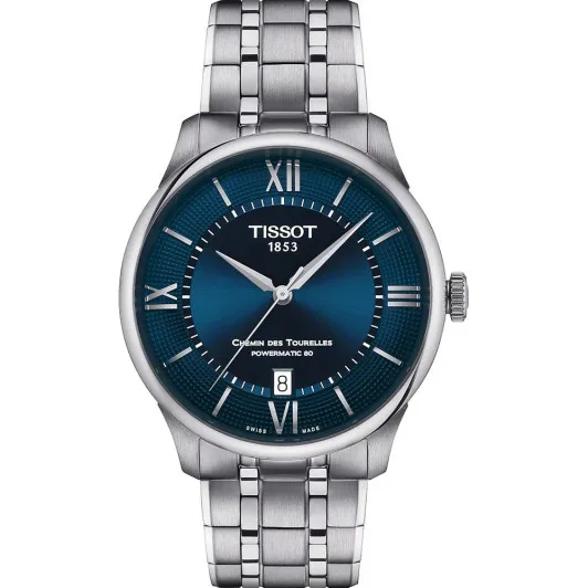Tissot® Analoog 'Chemin des tourelles powermatic 80' Heren Horloge T1398071104800