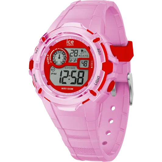 Ice Watch® Digitaal 'Ice digit explorer - lovely pink' Meisjes Horloge (Small) 023268