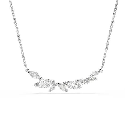 Swarovski 'Mesmera Glam' Damen Metall Halsband - Silber 5759838