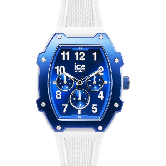 Ice Watch® Multi Dial 'Ice Boliday - White Blue' Unisex's Watch (Medium) 023313