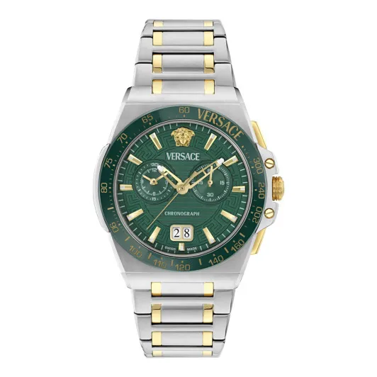 Versace Chronographe &#039;Greca Reaction&#039; Hommes Montre VE5N00426
