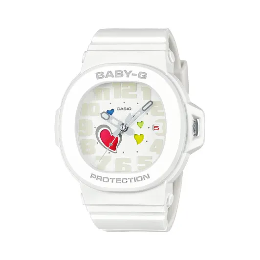 Casio® Analogue 'Baby-g Urban - Playfull Hearts' Women's Watch BGA-10-7AER
