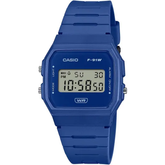 Casio® Digital 'Casio Collection' Unisex Uhr F-91WB-2A1EF