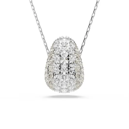 Swarovski® 'Sublima' Women's Base Metal Necklace - Silver 5697190