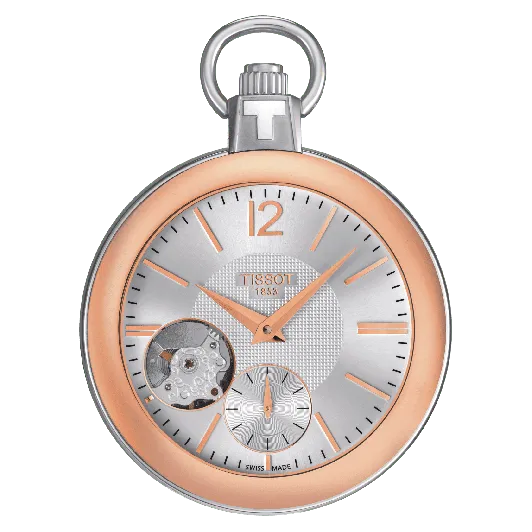 Tissot® Analoog 'T-pocket skeleton' Heren Horloge T8534052903701