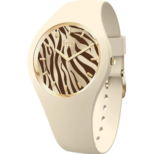 Ice Watch Analogue &#039;Ice Wild - Almond Skin - Zebra&#039; Women&#039;s Watch 025892