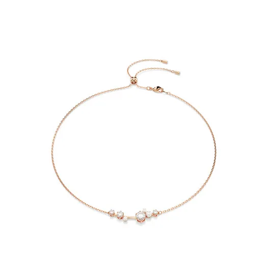 Swarovski® &#039;Constella Bars&#039; Damen Verchromtem Metall Halsband - Rosé 5729504