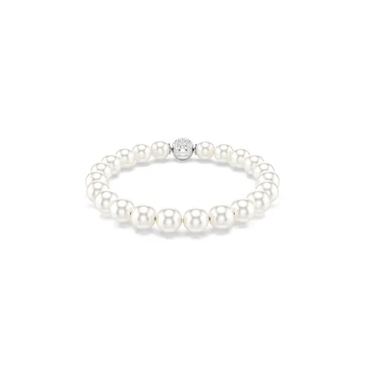 Swarovski® &#039;Matrix Pearl&#039; Damen Metall Armbänd - Silber 5747747