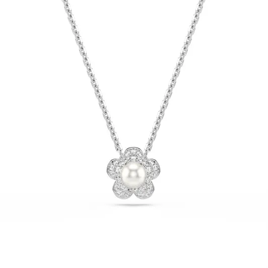 Swarovski® '2026 Capsule' Women's Base Metal Necklace - Silver 5755817