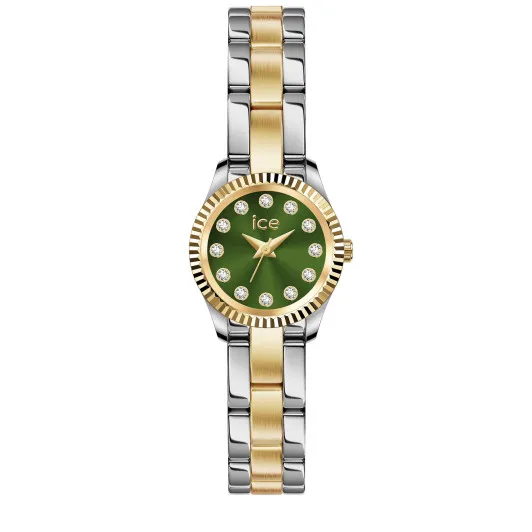 Ice Watch® Analog &#039;Ice Mimi - Silver Gold - Olive&#039; Damen Uhr 025538