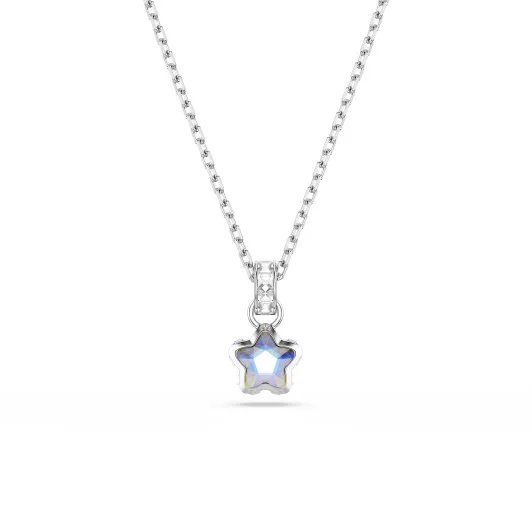 Swarovski &#039;Chroma Stars&#039; Women&#039;s Base Metal Necklace - Silver 5759678