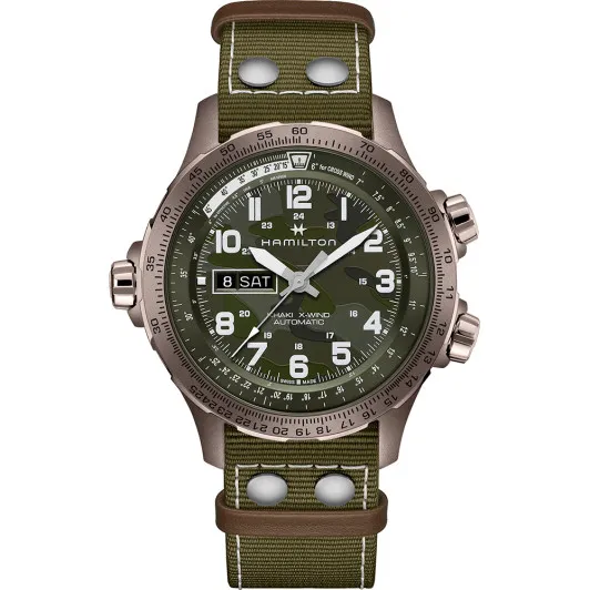Hamilton® Analogue 'Khaki Aviation X-wind' Men's Watch H77775960